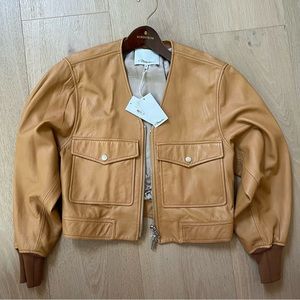 3.1 Phillip lim lamb leather jacket . New with tag